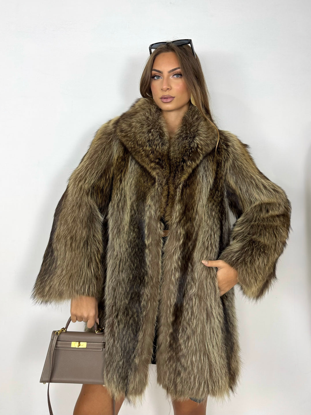 Pelliccia in marmotta Vintage 82