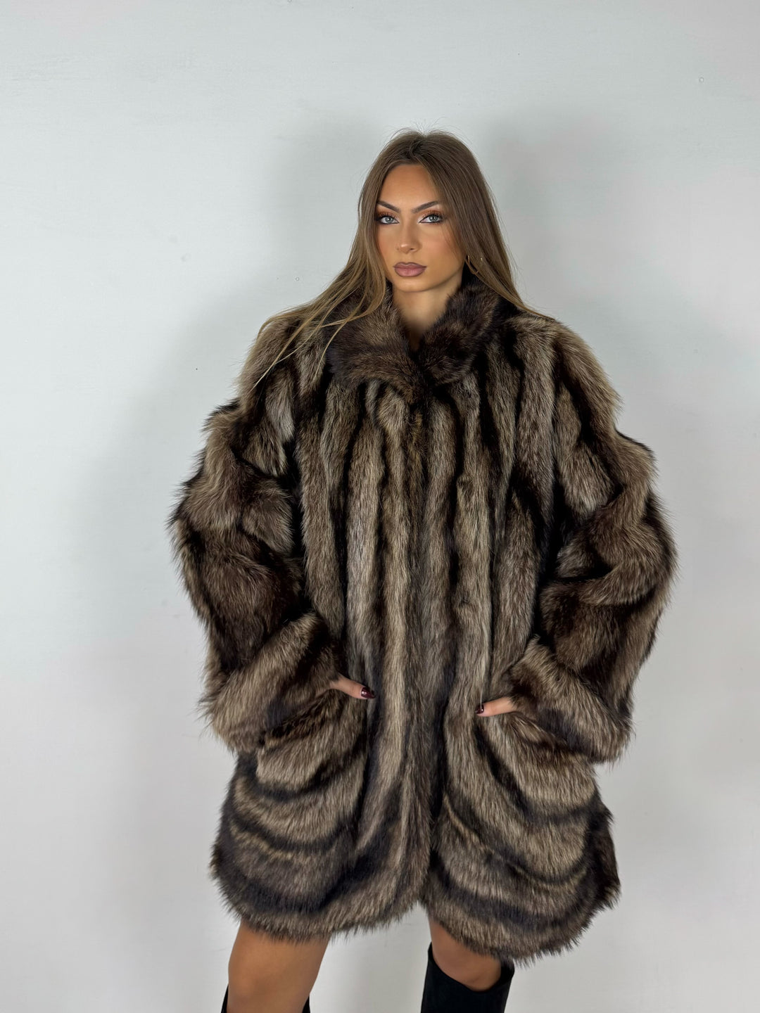 Pelliccia in marmotta Vintage 110