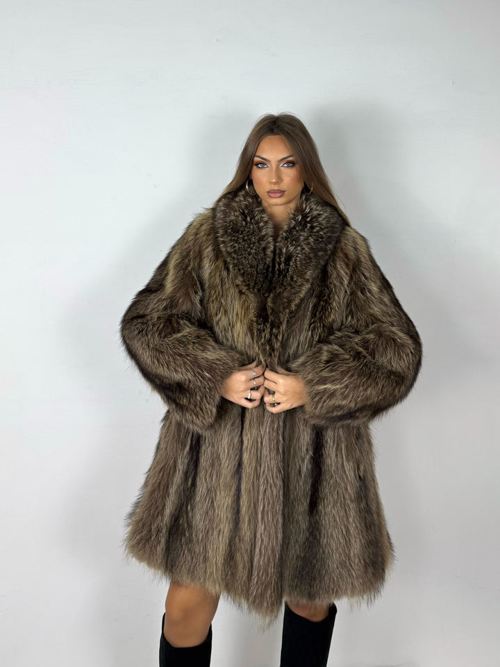Pelliccia in marmotta Vintage 92