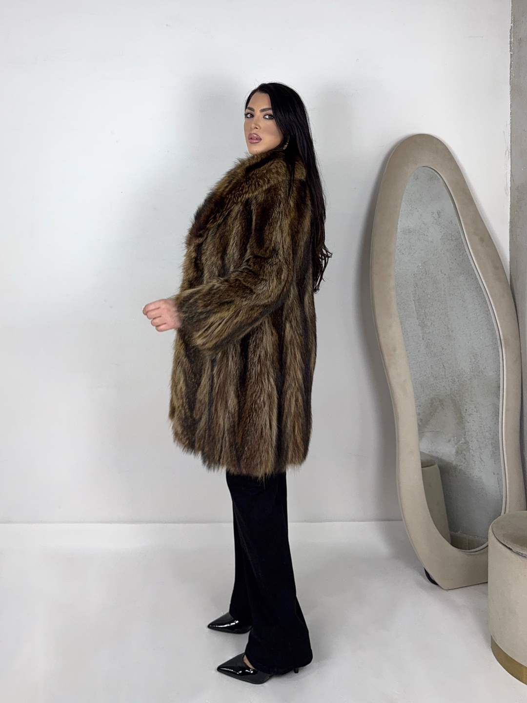 Pelliccia in marmotta Vintage 105