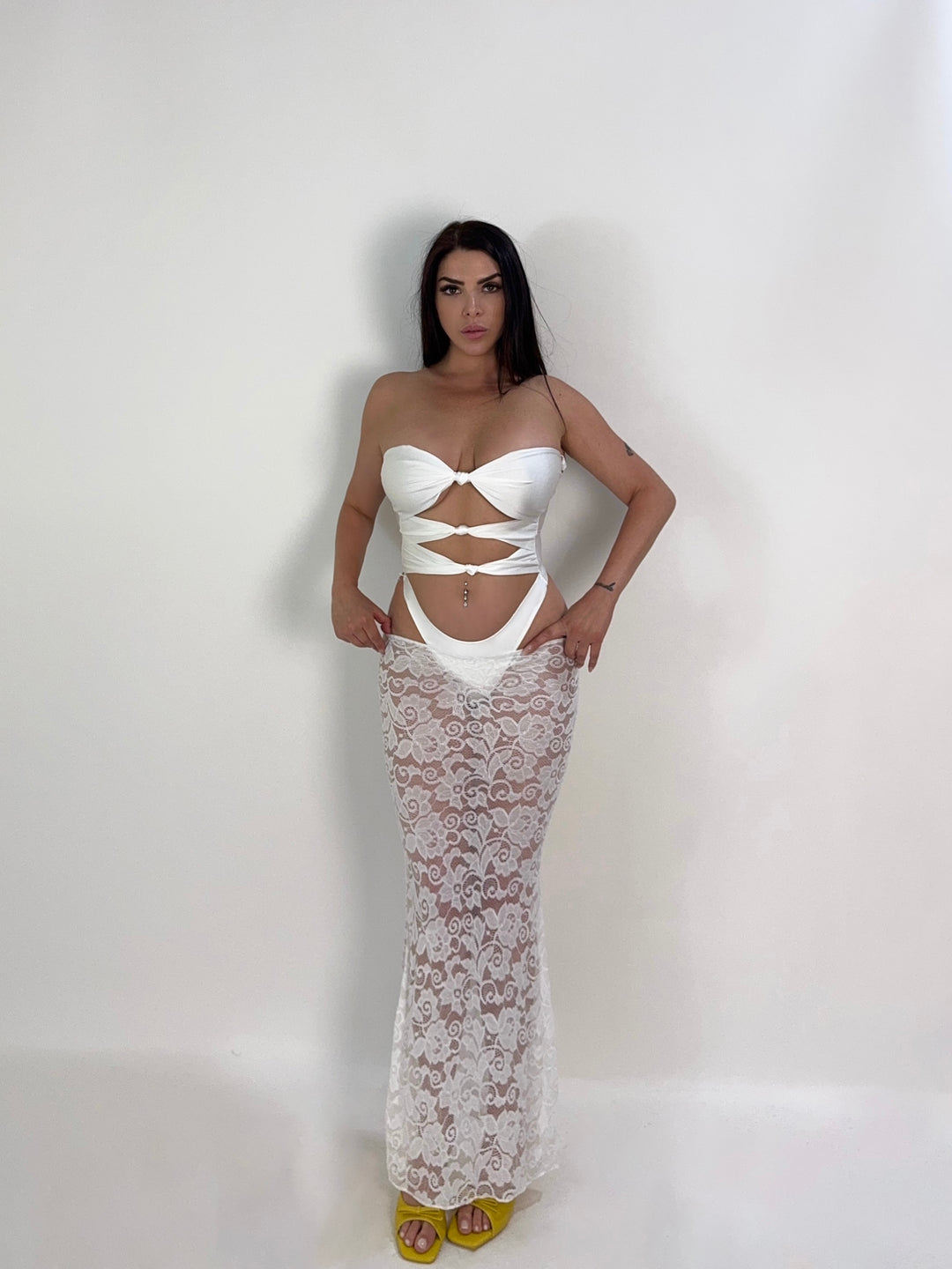 Coordinato costume e gonna copricostume “Nataly”