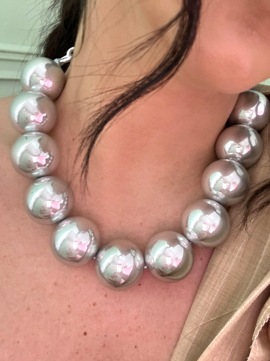 Collana perle grandi “Laura”