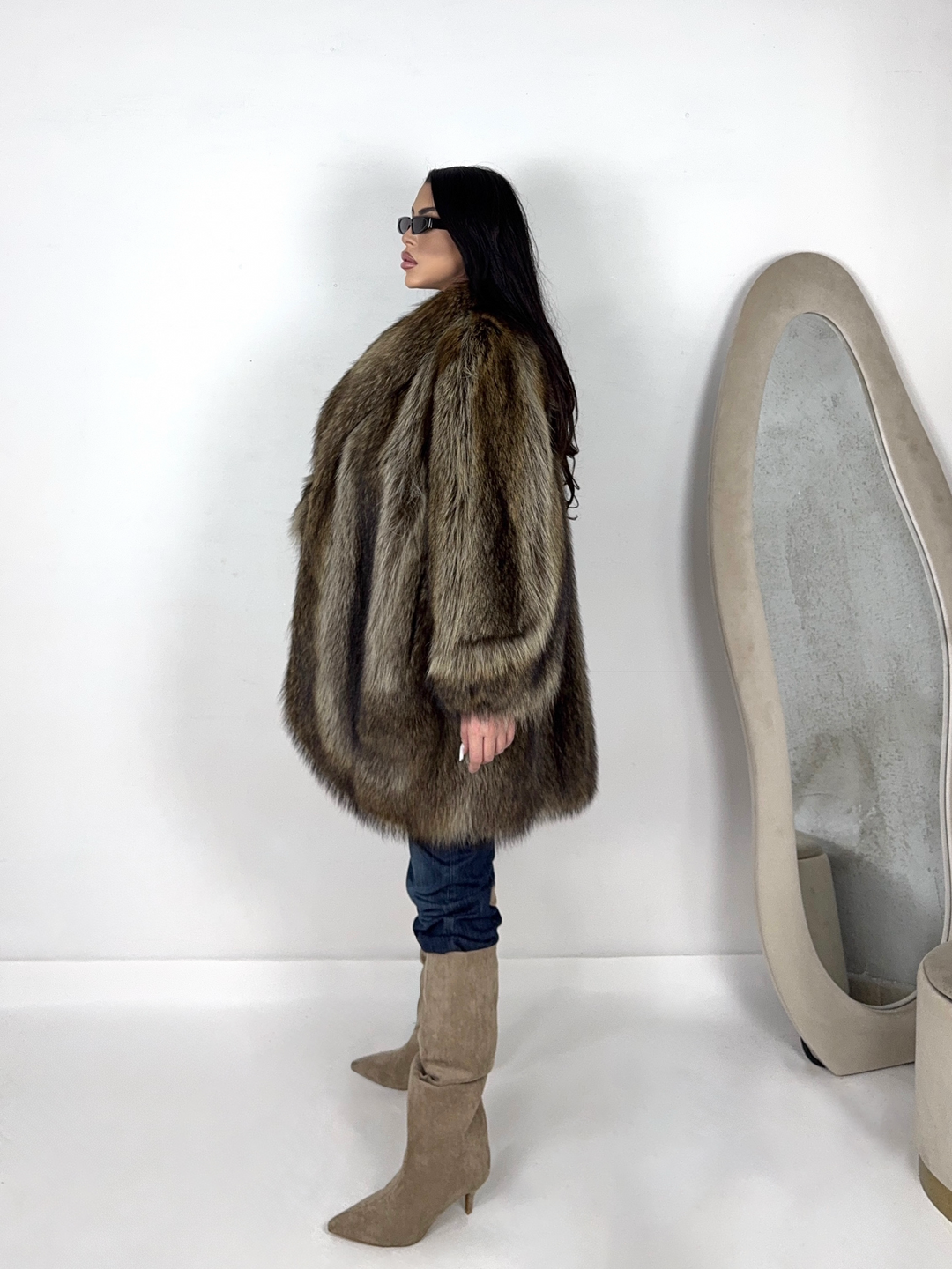 Pelliccia in marmotta Vintage 85