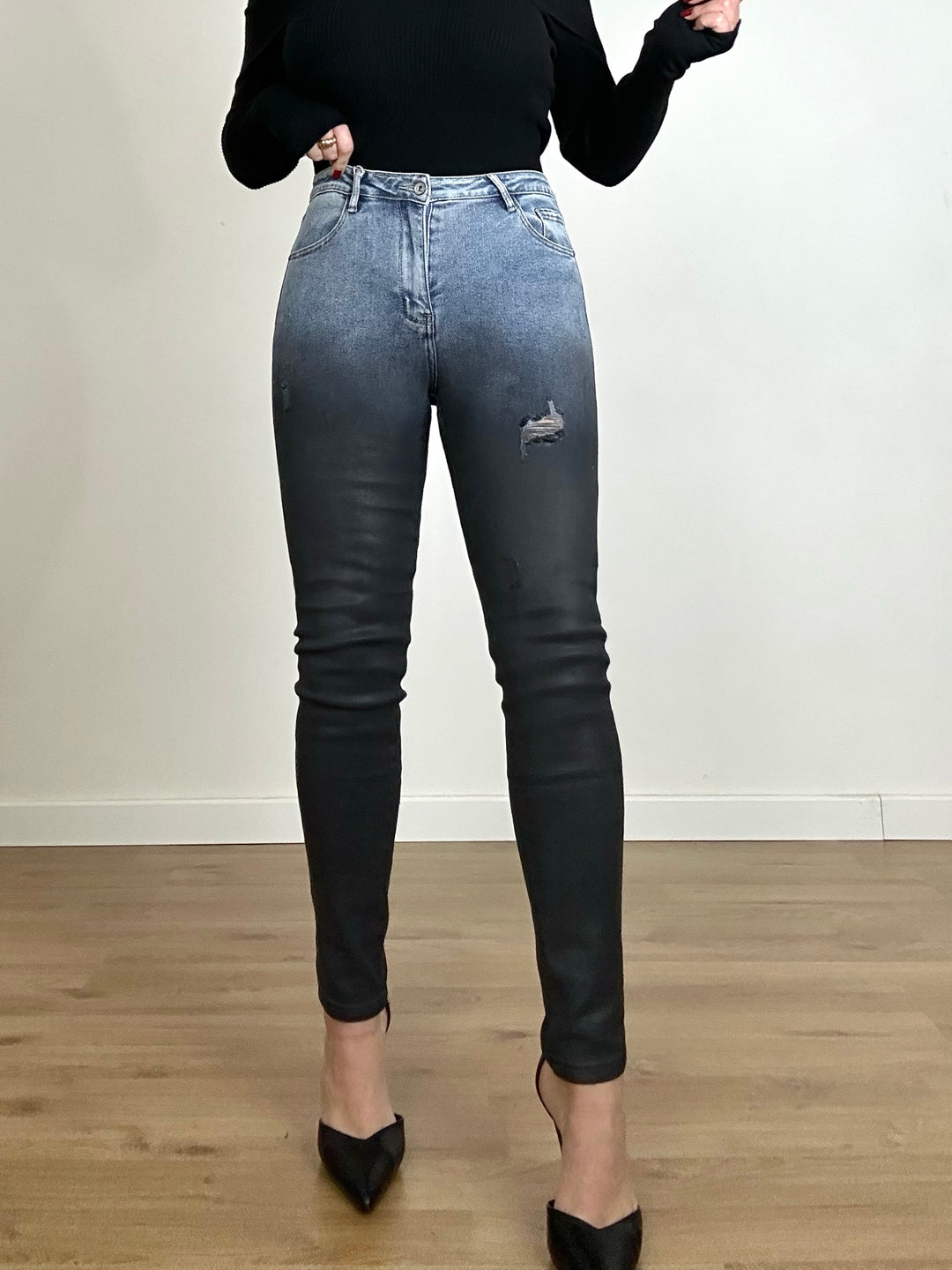 Jeans skinny sfumato "Luna"