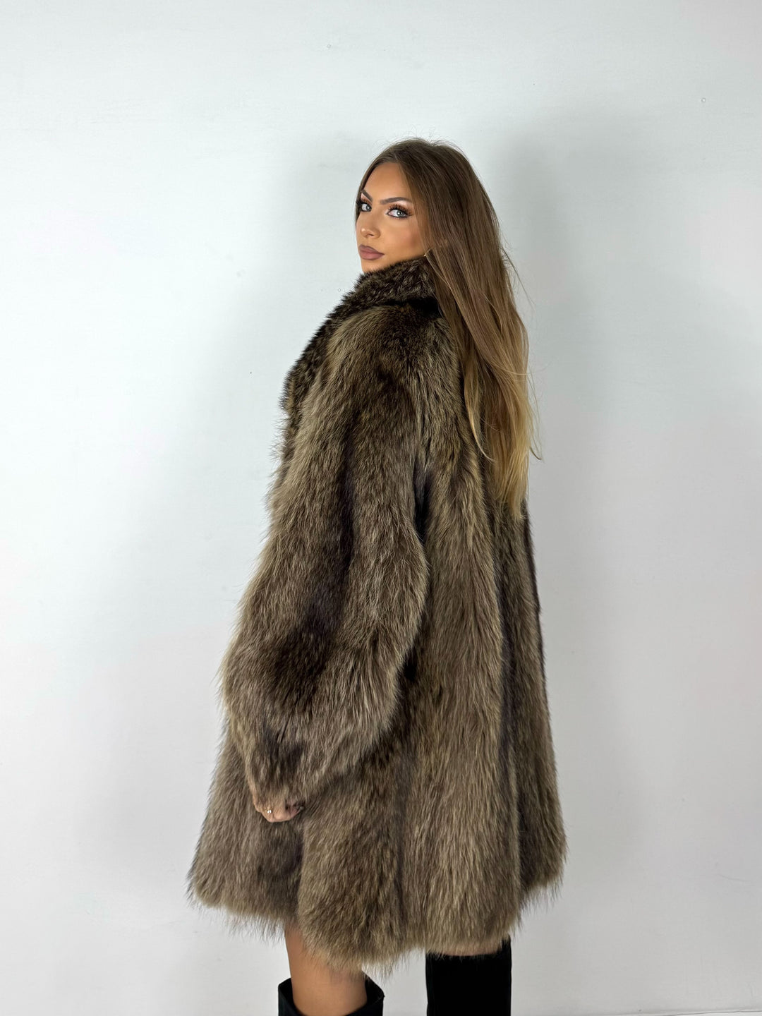 Pelliccia in marmotta Vintage 92