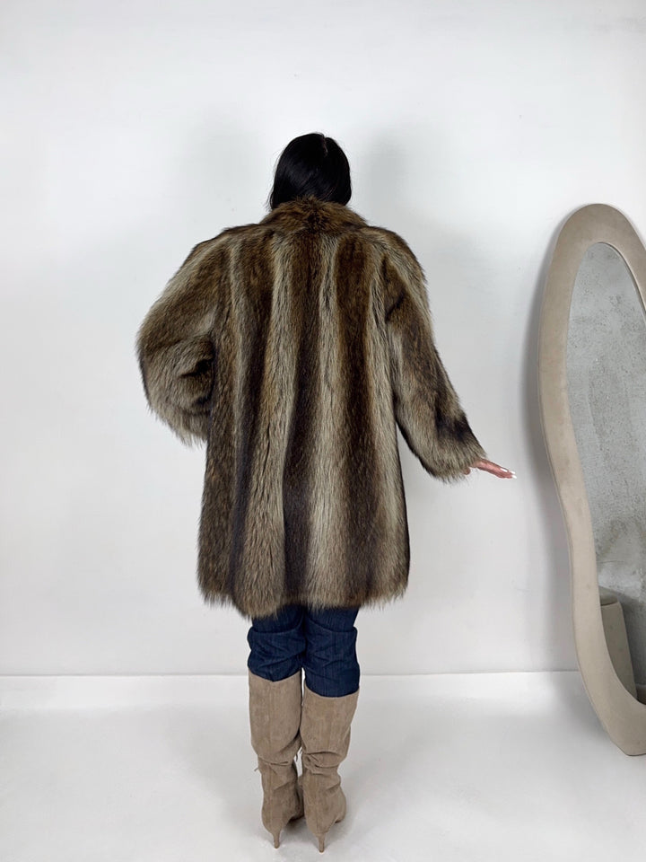 Pelliccia in marmotta Vintage 85