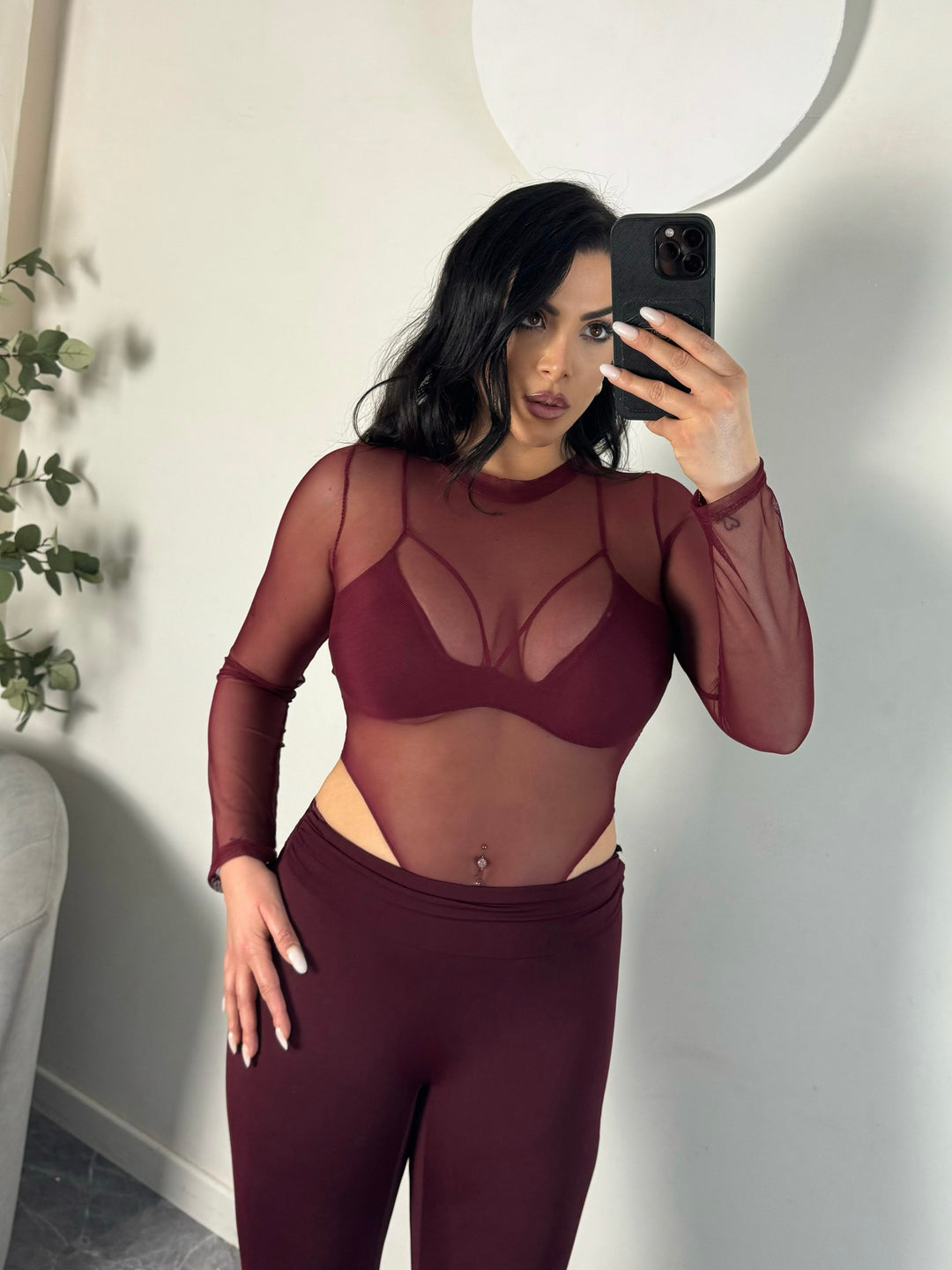 Body con crop top “Penelope”