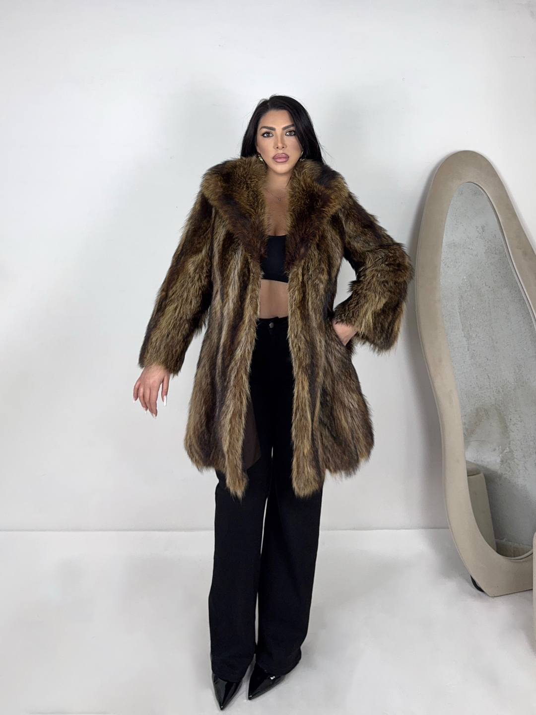 Pelliccia in marmotta Vintage 105