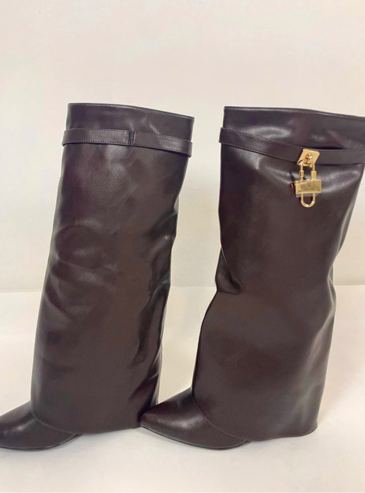 Stivali in eco pelle “Parigi”