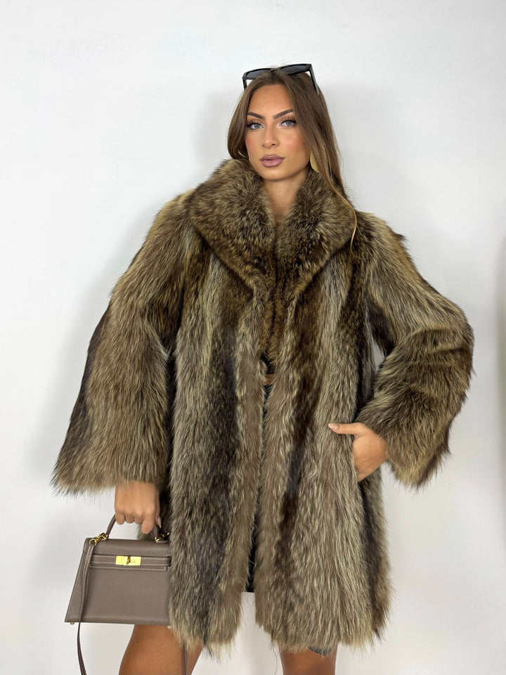 Pelliccia in marmotta Vintage 82