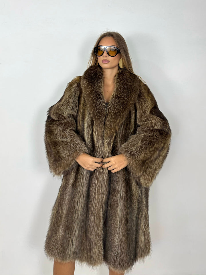 Pelliccia in marmotta Vintage 75