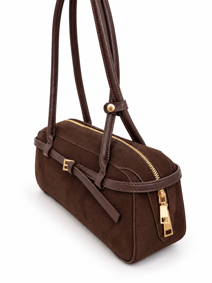 Borsa scamosciata