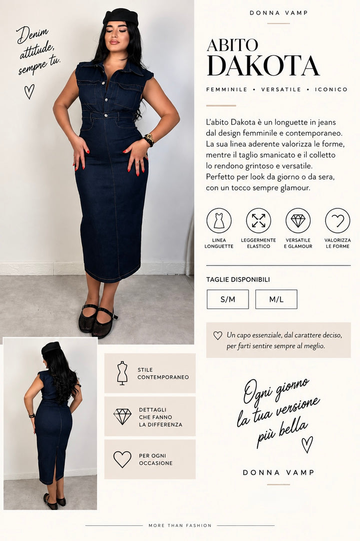 Abito in jeans “Dakota”