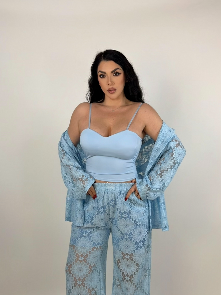 Top con coppe “Malika”