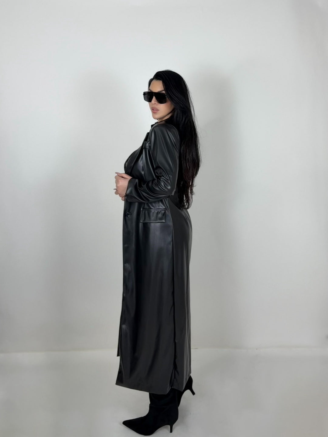 Trench in eco pelle “Empress”