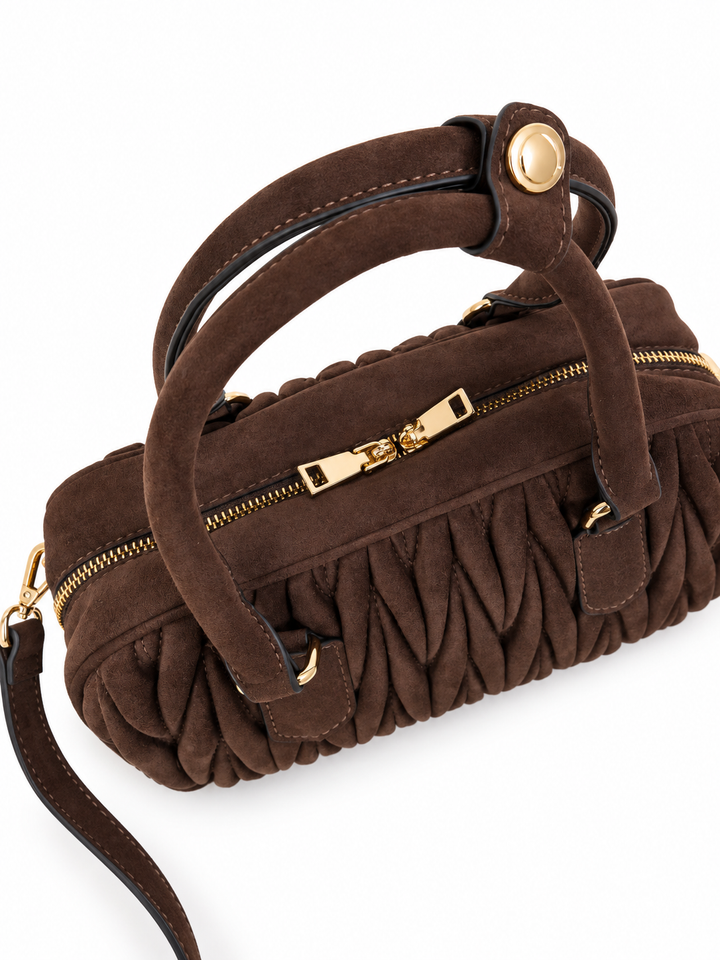 Borsa scamosciata “Mia”
