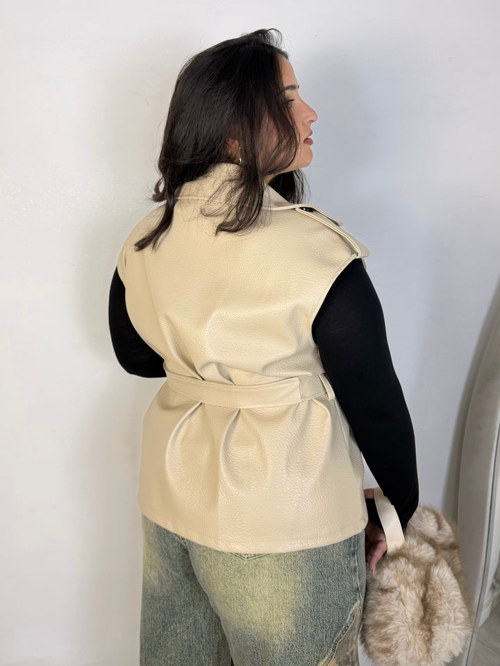 Giubbotto in eco pelle “Sophia”