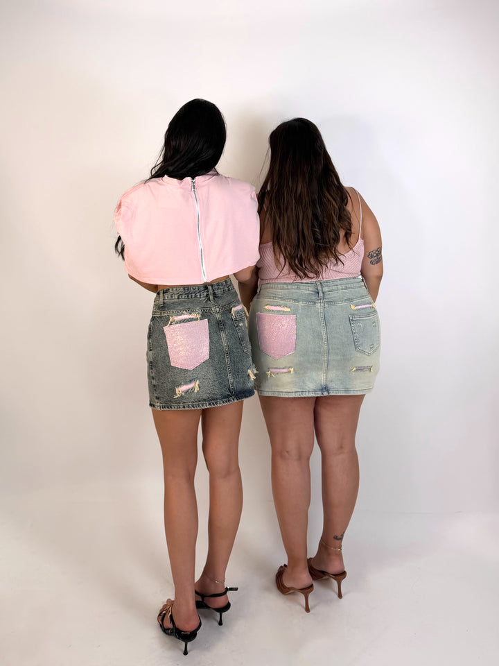 Panta gonna in jeans “Candy”