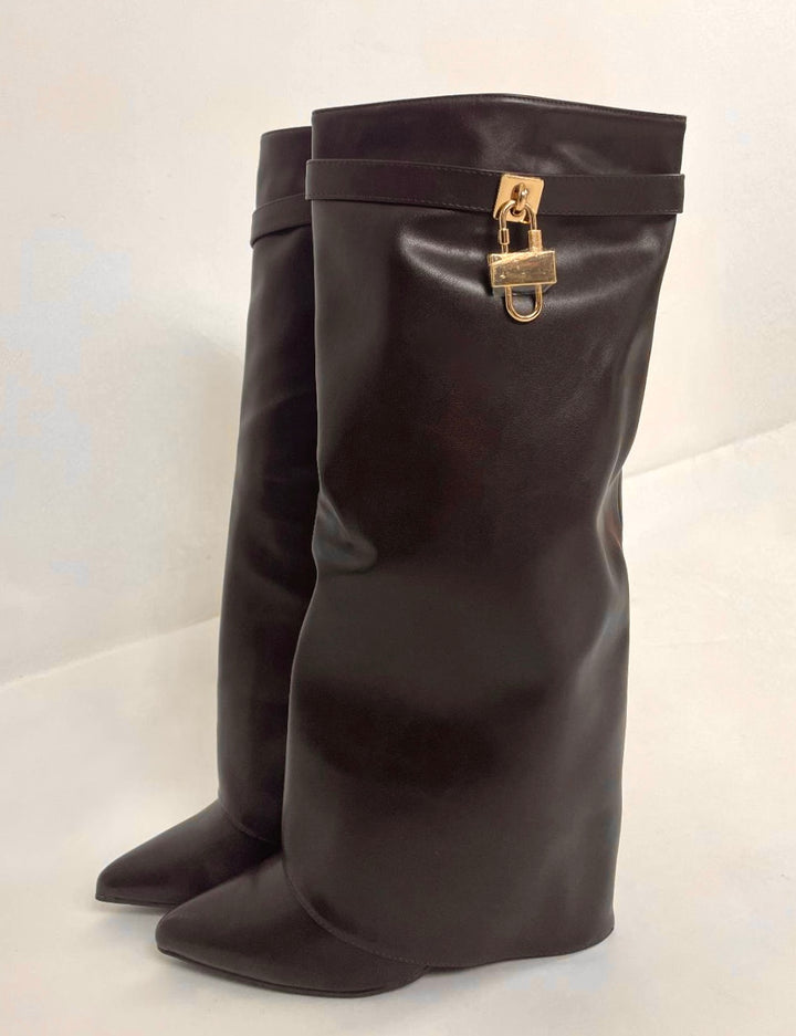 Stivali in eco pelle “Parigi”