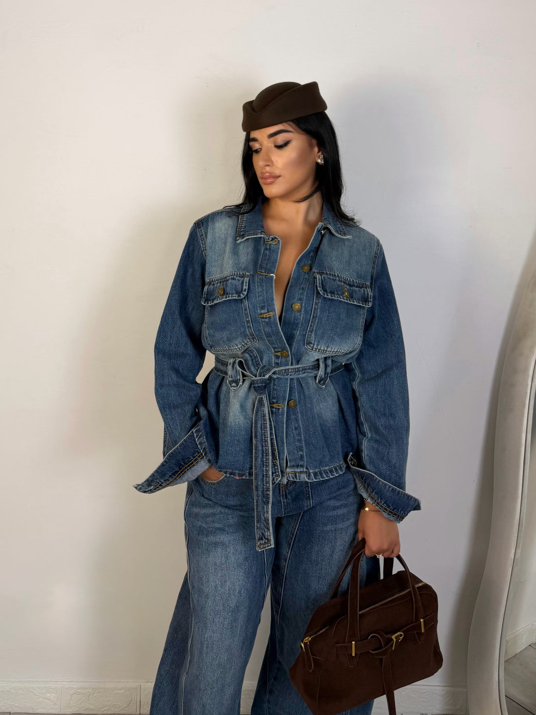 Coordinato in jeans “Brooklyn”