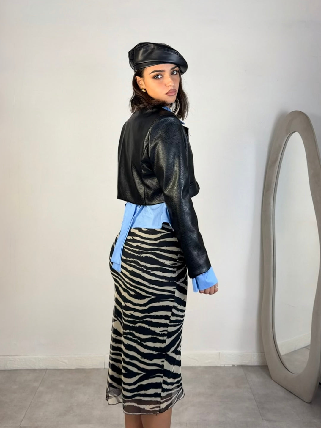 Giacca in eco pelle “Megan”