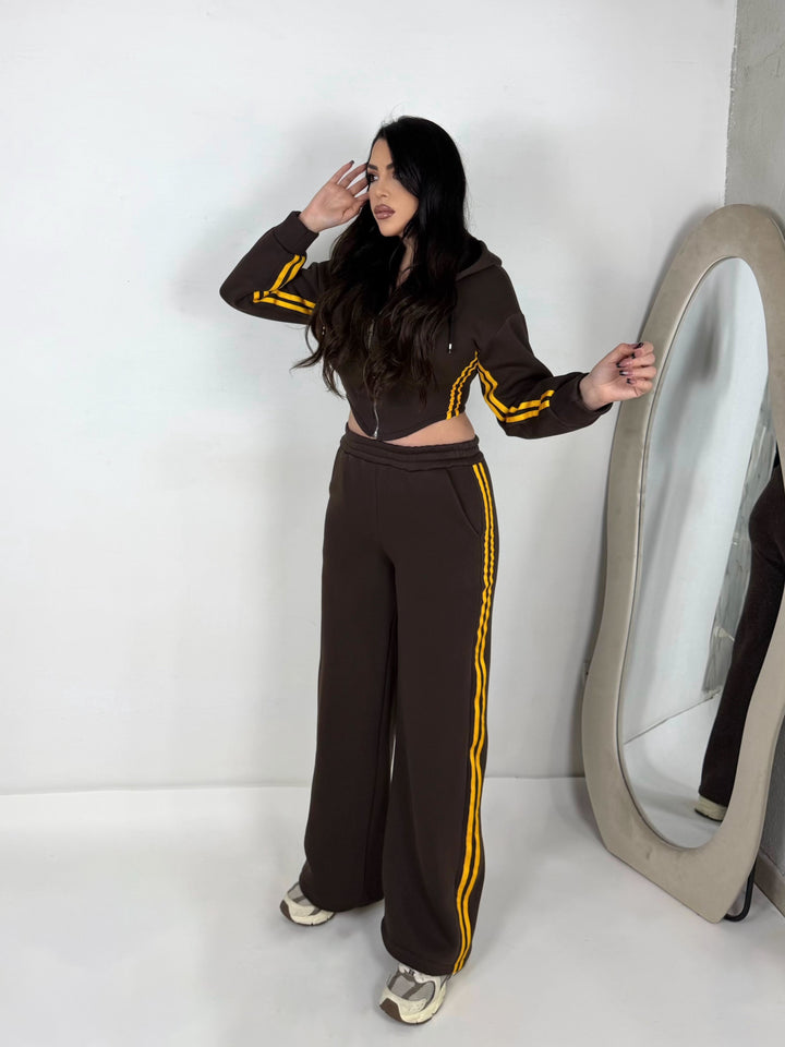 Coordinato di tuta felpato “Adyss”