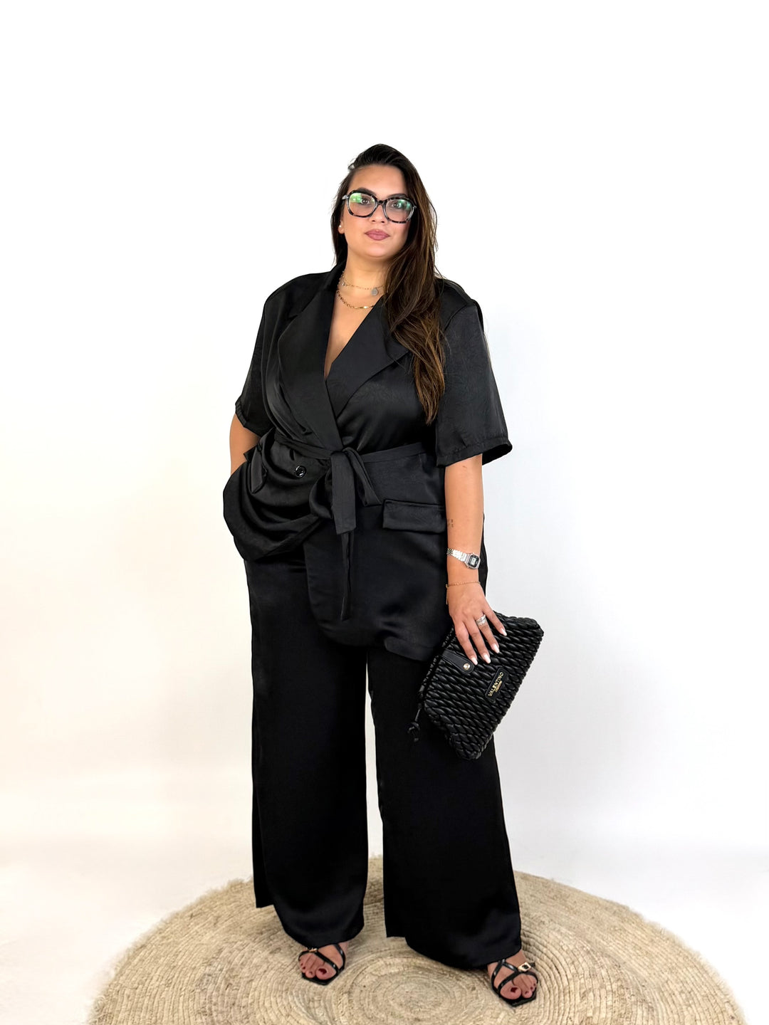 Tailleur in raso “Meraviglia”