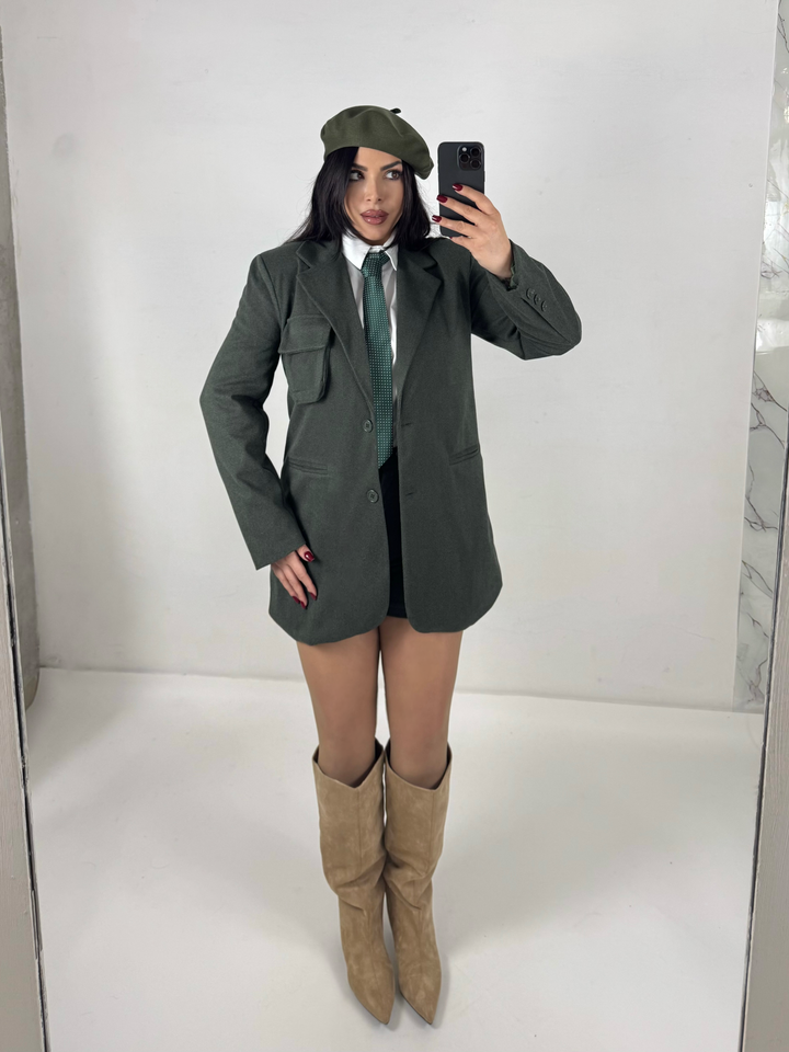 Tailleur in lana “Jade”