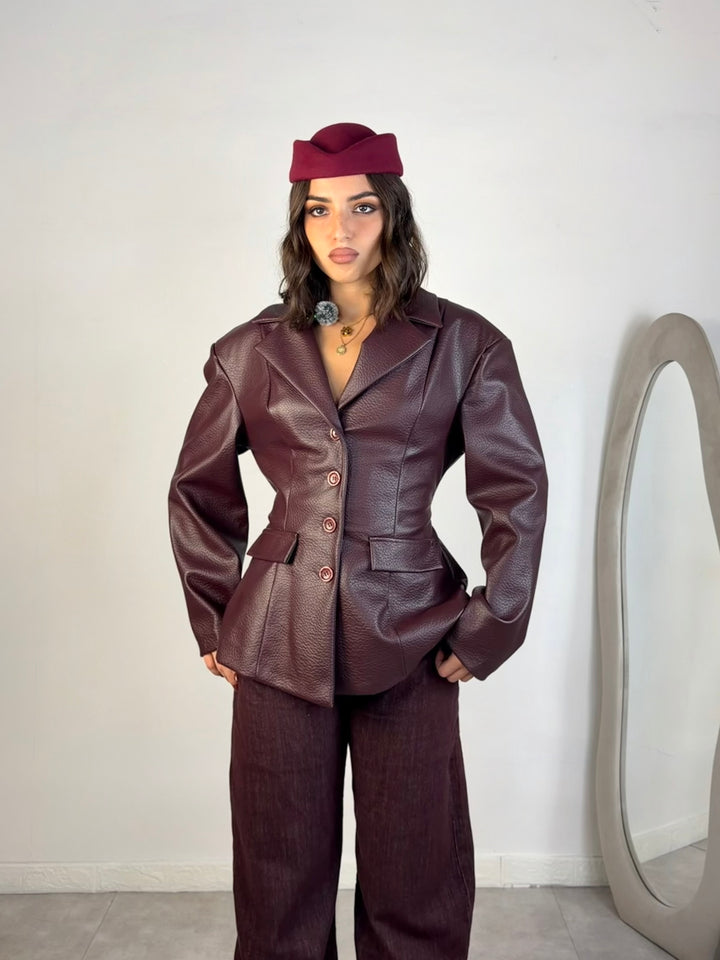 Giacca in eco pelle “Luxe”