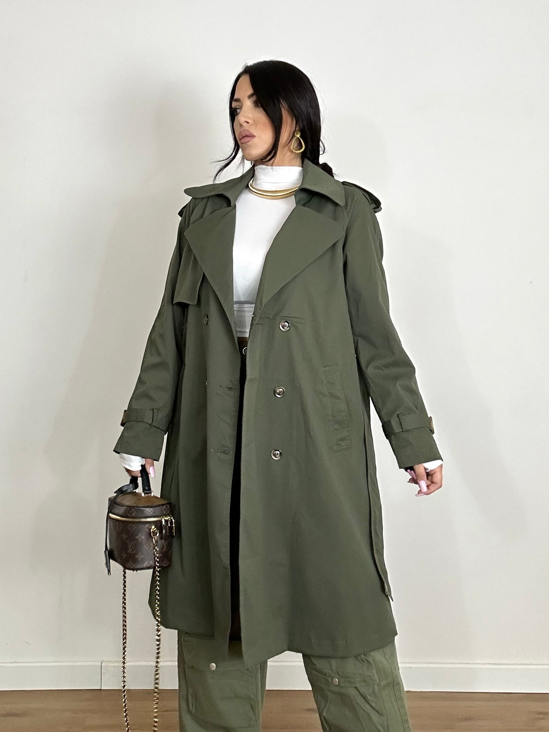 Cappotto trench doppiopetto "Keira"