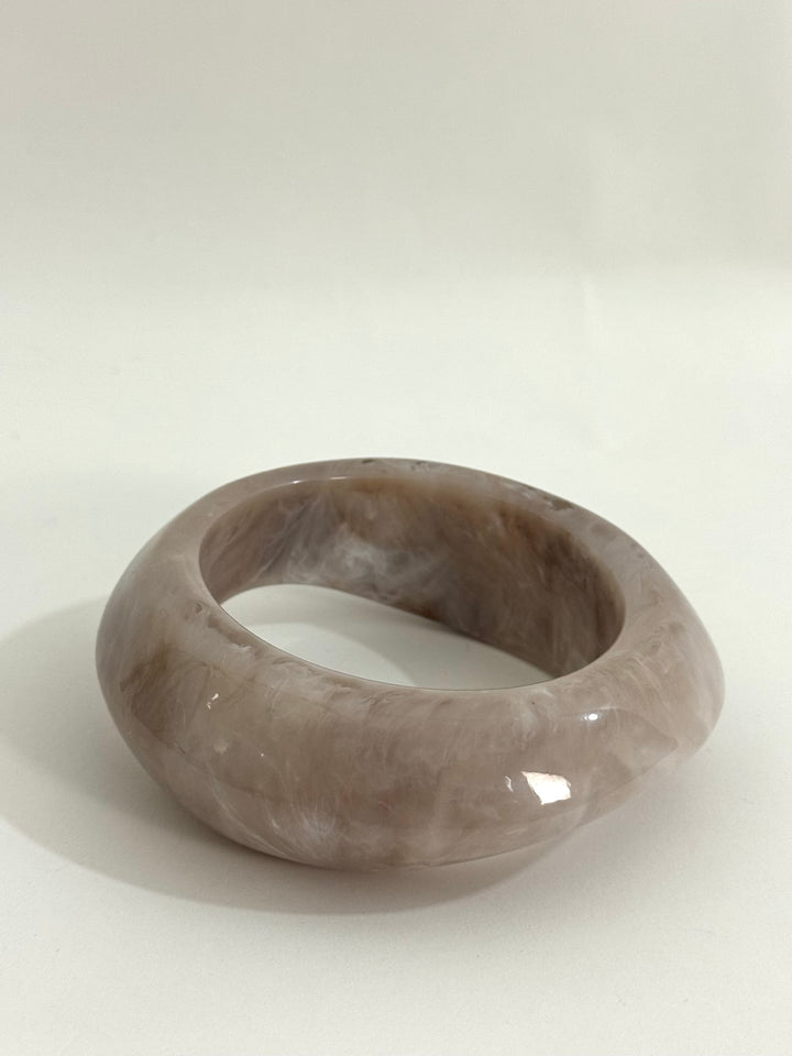 Bracciale rigido tortora