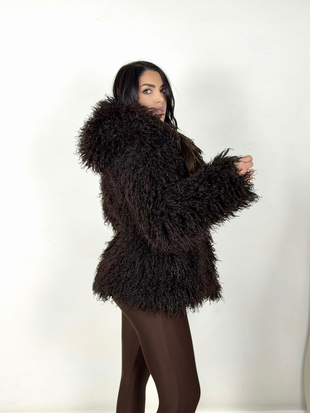 Eco pelliccia effetto Mongolia “Polar”