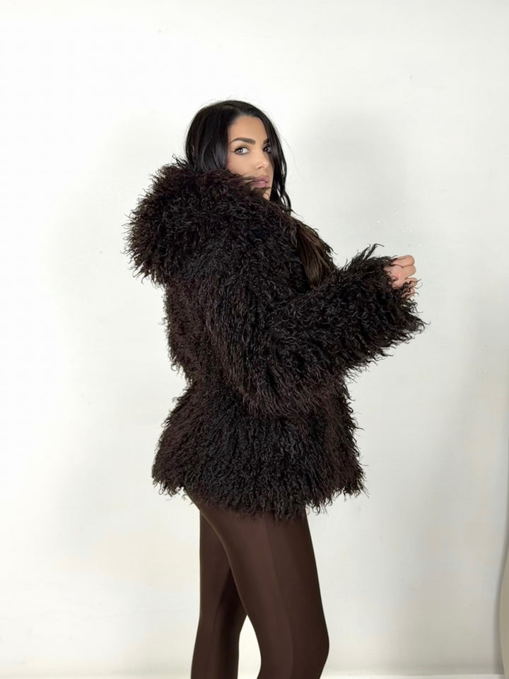 Eco pelliccia effetto Mongolia “Polar”