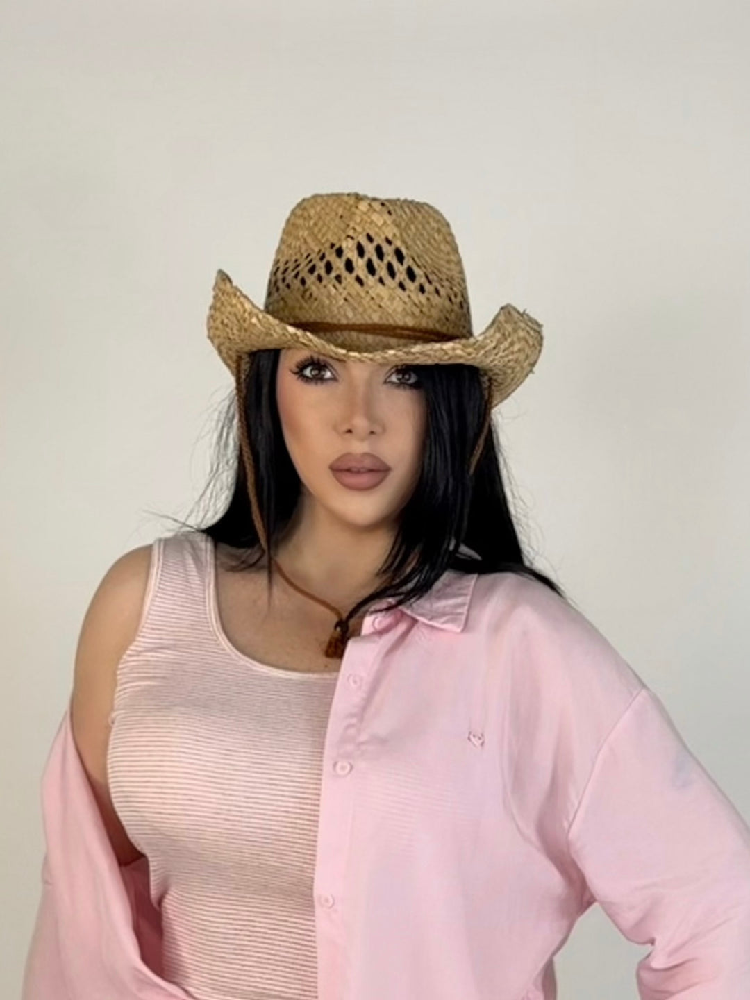 Cappello in rafia