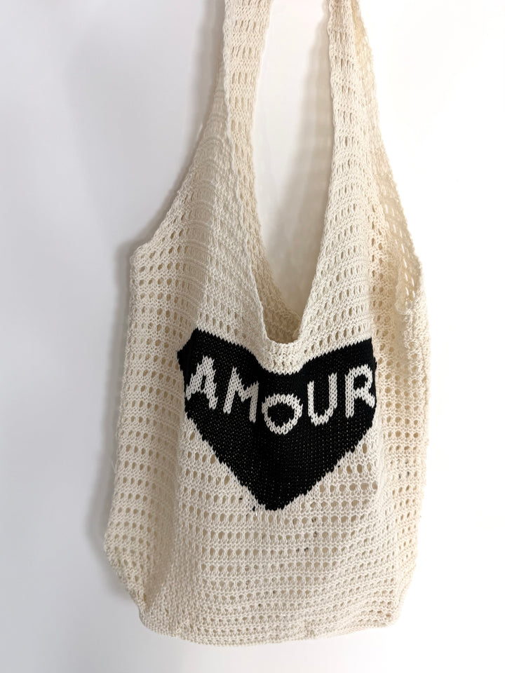 Borsa crochet “Amour”