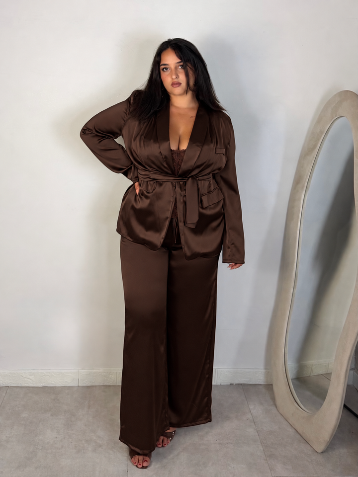 Tailleur in raso “Anastasia”