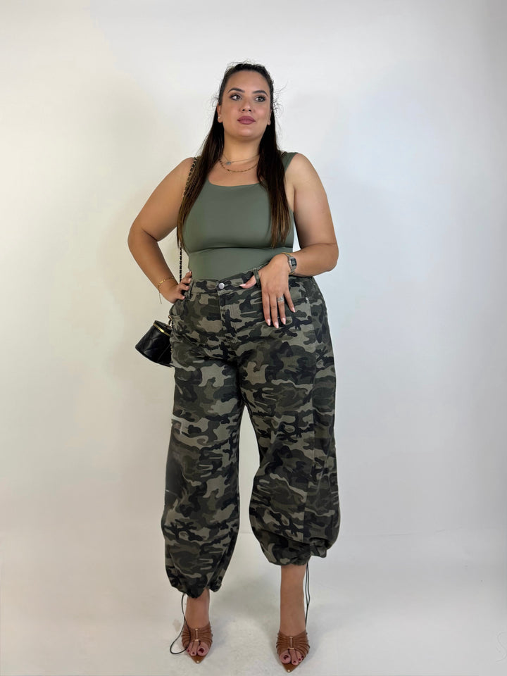 Jeans balloon militare “Roxy”