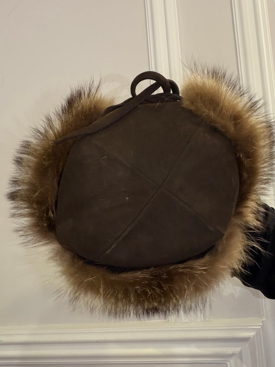 Colbacco in vera pelliccia di volpe vintage 08