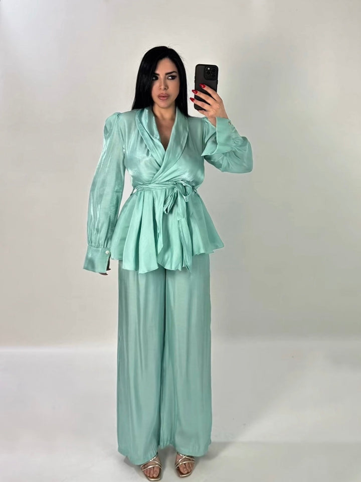 Coordinato in satin “Romance”
