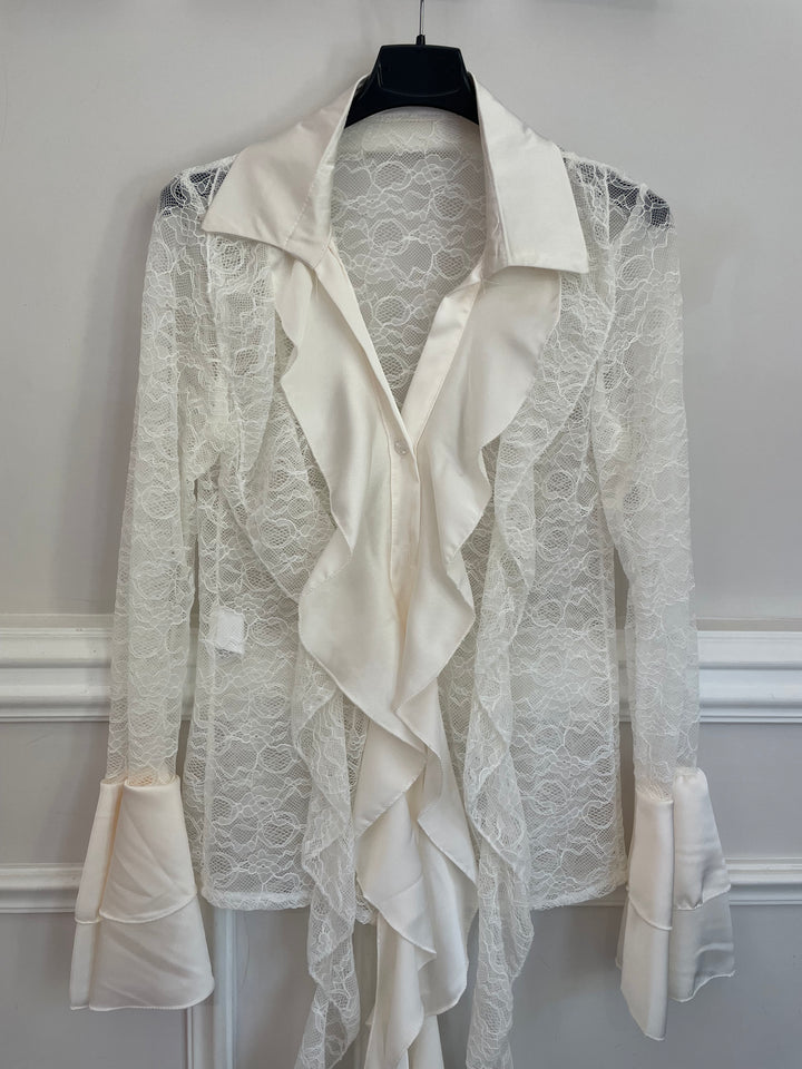 Camicia in pizzo “Crystal”