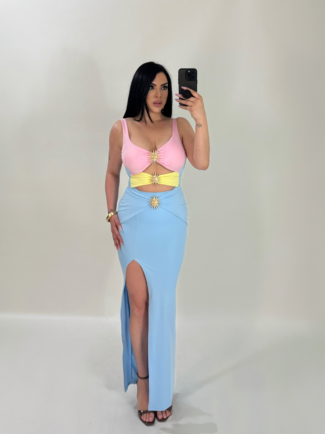 Coordinato costume intero e copricostume a gonna “Layla”
