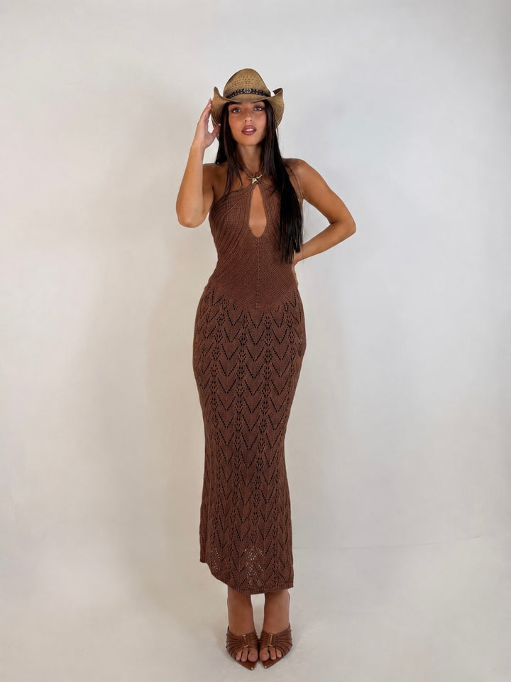 Abito in pizzo crochet “Stella”