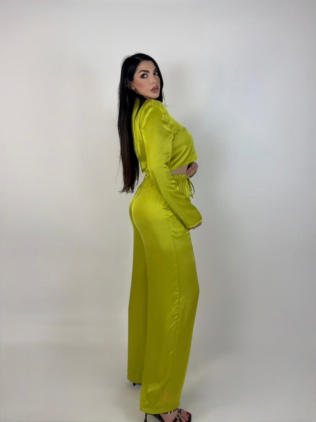 Coordinato in raso JustWest “Melissa”