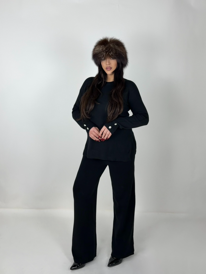 Coordinato in lana “Diamond”