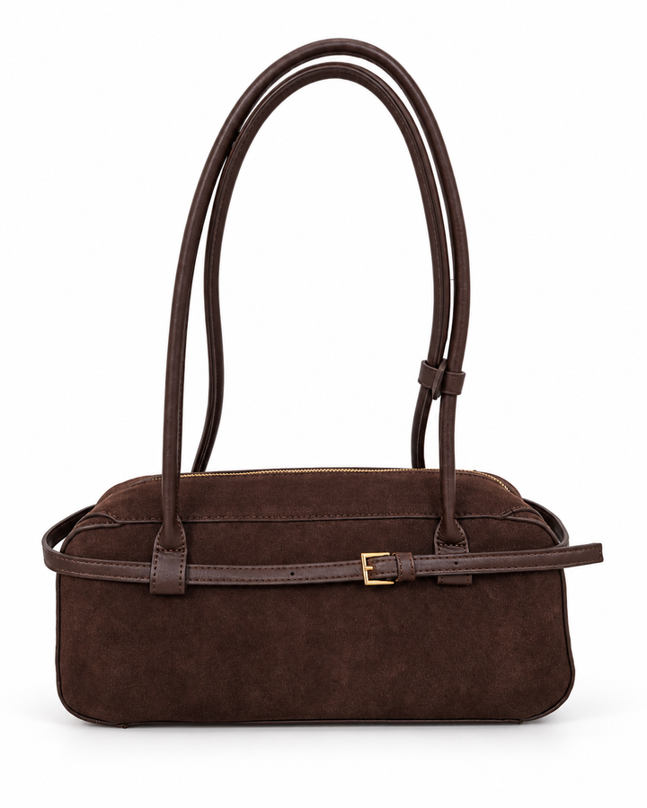 Borsa scamosciata