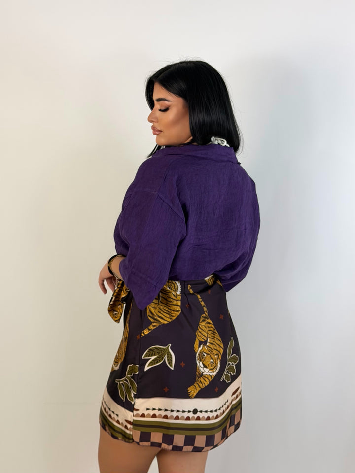 Gonna foulard “Safari”
