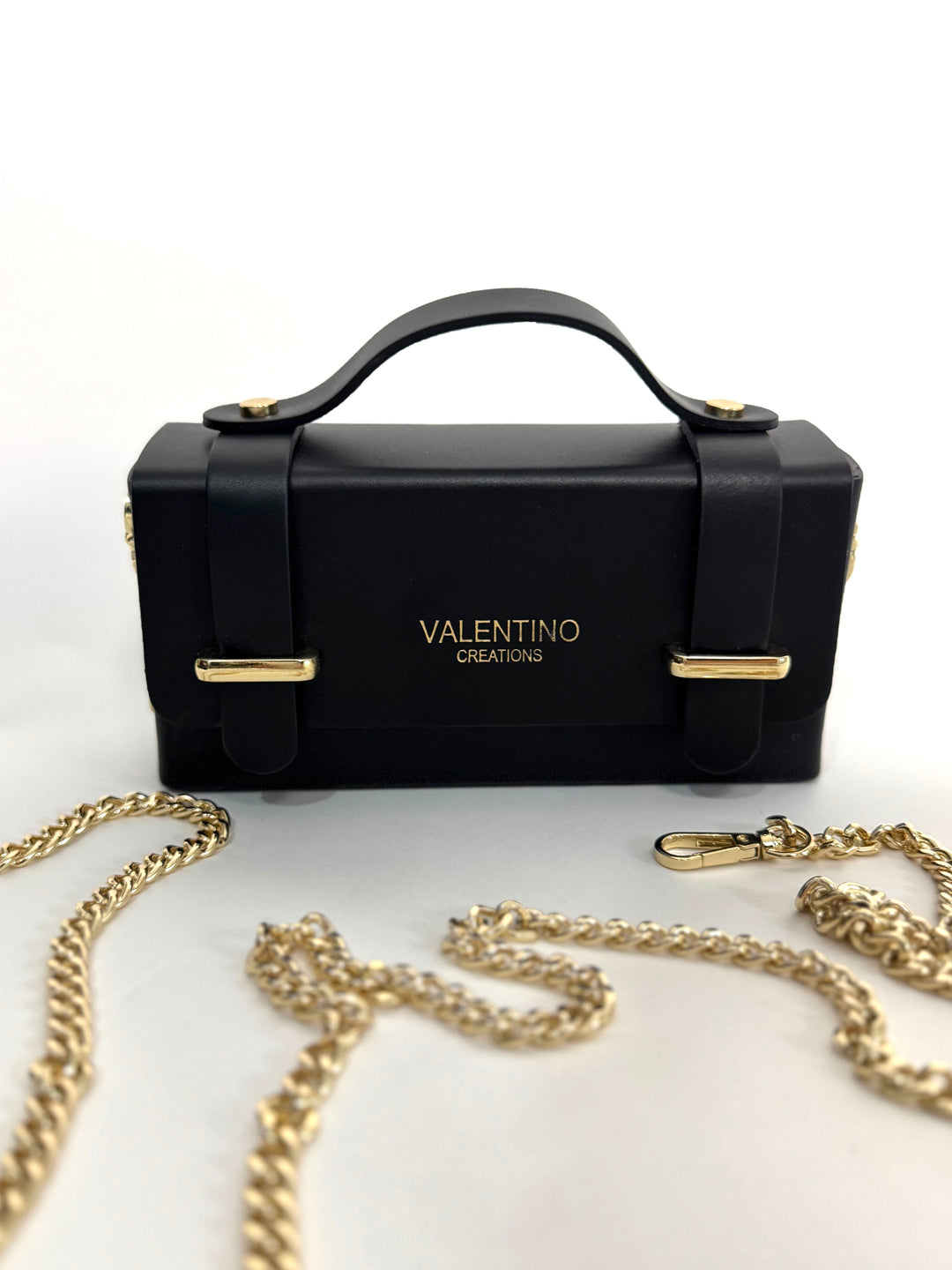 Borsa in vera pelle “Valentino”