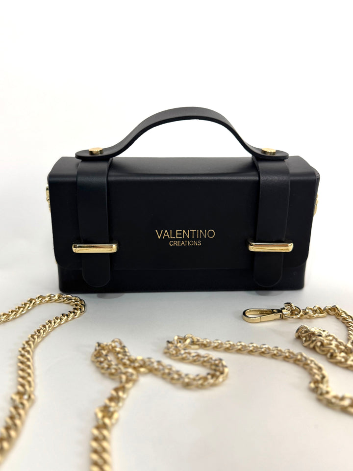 Borsa in vera pelle “Valentino”