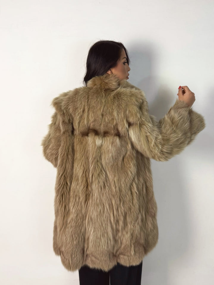 Pelliccia in marmotta Vintage 36