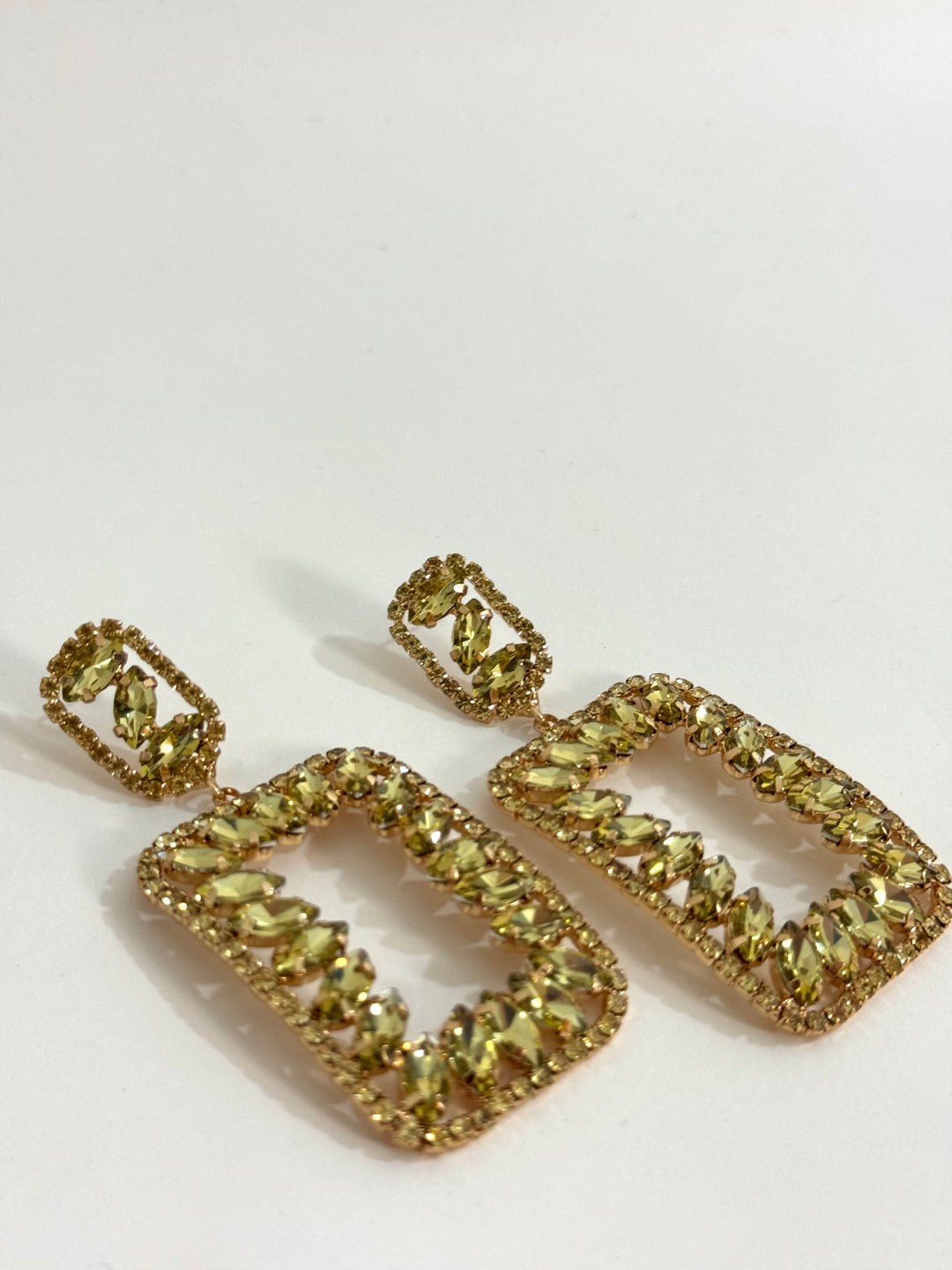 Orecchini pietre gialle